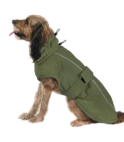 Amazon | OneTigris 犬服 冬用 ジャケット 犬用コート 反射材 防水